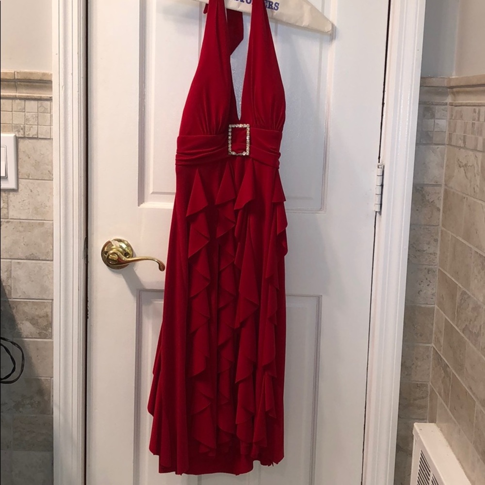 Betsy & Adam Red Dress